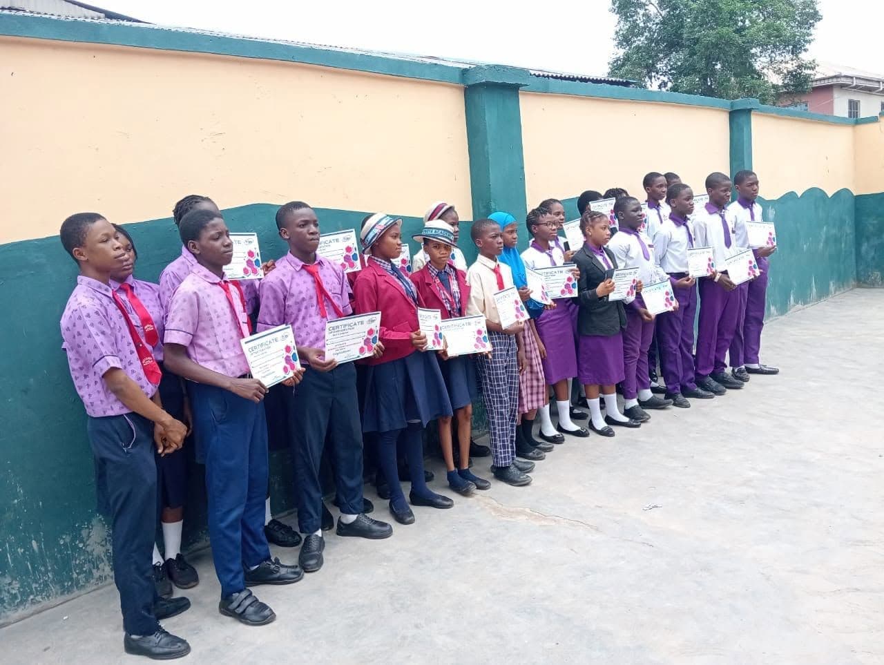 SciSPELL winners holding their certificates